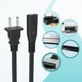 thumbnail image 2 of XMHEIRD 5ft/1.5m UL Listed AC Power Cord 2-prong for HP officejet 4635 6000 6500 6500A 7000 Printer, 2 of 5