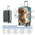 thumbnail image 6 of Daiia Cute Angel Winged Dog Luggage Cover, Thickened Washable Travel Luggage Covers, Elastic Unique Baggage Covers for 18-20 inch Luggage-Small, 6 of 9