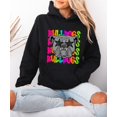 thumbnail image 4 of Bulldogs Mascot Hoodie for Women Teen Girls School Spirit Game Day, Black Hoodie, M, 4 of 8