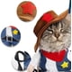 thumbnail image 3 of Disfraces de Navidad, El Vaquero para Fiesta de Navidad Eventos Especiales Disfraz, Uniforme de Vaquero del Oeste con Sombrero, Ropa Divertida de Vaquero para Mascotas para Perro Gato P(S) JFHHH pequeña, 3 of 4