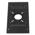 thumbnail image 1 of Router Table Insert Plate Aluminum Alloy Lift System Base Board for Woodworking Benches Router Parts Accessories Wood Tool Red Black M8 High Accuracy, 1 of 7