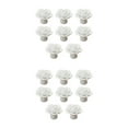 thumbnail image 3 of ZheElen Decorative And Easy-to-install Flower Pulls Knobs For Unique Touch Wide Range white 2Set, 3 of 6
