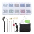 thumbnail image 1 of Hotfix Applicator Set, Simple Operation 110-240V Fast Heating Wide Applications Hotfix Rhinestones Applicator With Storage Bag For Leather For Clothes For Shoes US Plug,EU Plug,UK, 1 of 8