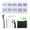 White/Pink - US Plug, variant on BIMZUC Hotfix Applicator Set, Jewel Setter Tool Kit for DIY Crafts Leather Clothes with Rhinestones Tweezers Brush, EU Plug White/Pink (8.66 in / 22 cm)