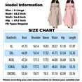 thumbnail image 3 of Nisorays Women's A Line Self Tie Waist Maxi Dress Round Neck 3/4 Sleeve High Waist Plus Size Swing Flare Long Dresses Khaki 3XL, 3 of 5