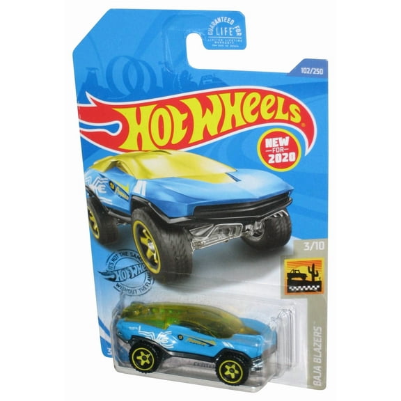 Hot Wheels Baja Blazers 3/10 (2020) Blue Geoterra Toy Car 102/250