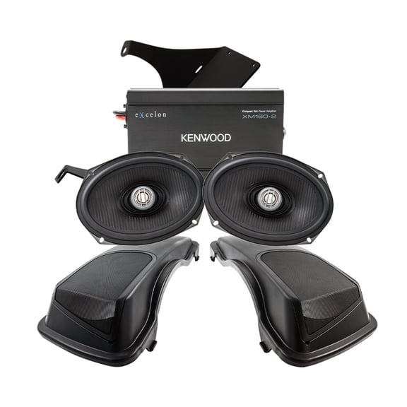 New Kenwood P-HD2RSG-98 Rear Audio Package for 98-13 Harley Davidson Street Glide