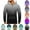 #35 Mint Green, variant on Zip Up Hoodies for Men Casual Jacket Fleece Sweatshirt Drawstring Hoody Top Long Sleeve Sweater Gradient Print Outwear Fashion Full-Zip Hoodie with Pockets Lightweight Sweatshirts Size S-3XL
