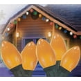 thumbnail image 1 of Set of 25 Opaque Orange C7 Christmas Lights - Green Wire, 1 of 2