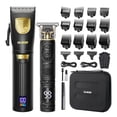 thumbnail image 1 of GLAKER Electric Hair Clippers for Men Cordless Hair Clippers and Trimmer Kit for Barber Men's Haircut Kit with LED Display 15 Guide Combs Mens Gifts, 1 of 8