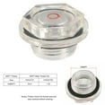 thumbnail image 1 of 3/4 BSPT Male Thread Air Compressor Fittings Clear Plastic Oil Sight Glass, 1 of 12