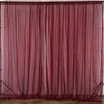 thumbnail image 2 of AK TRADING CO. 120" Wide (10Ft Wide) Sheer Voile Drape Panels for Backdrop, Wedding Events, Ceiling Drapes, Event Masking, Decor - Select from 6ft to 50ft Length. (10 feet x 20 feet, Burgundy), 2 of 6