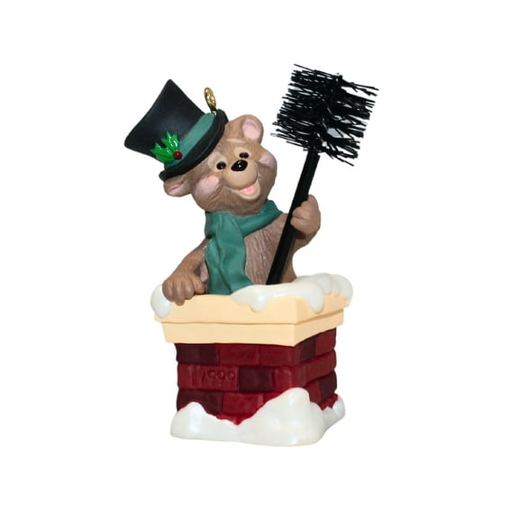 All Sooted Up Bear Hallmark Keepsake Ornament 1999 New QX6837