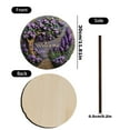 thumbnail image 5 of 2D Plane Wooden Welcome Door Hanging, Home Window Wall Decoration, Lavender Themed Welcome Sign with Jute Rope, Farmhouse Style Entryway Decor,B, 5 of 5