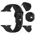 thumbnail image 3 of WDOplteas Correa Silicona para Reloj Apple Watch 1/2/3/4/5/6/7/SE/8 (negro 35 Mm), 3 of 9