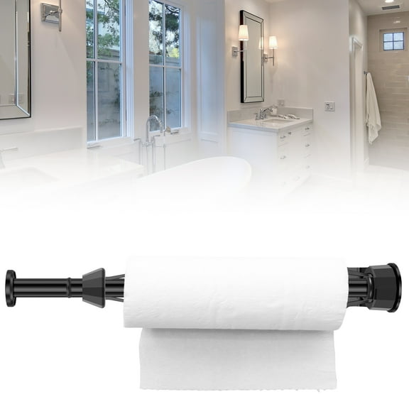 Grusce Magnetic Paper Towel Holder One Hand Tear Kitchen Paper Towel Holder No Drill Installation for Kitchen RV Bathroom