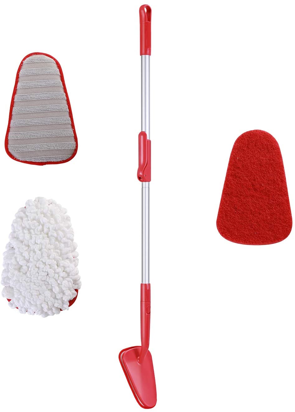 Eyliden Extendable Tub and Tile Scrubber with 46” Long Handle Bathroom