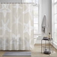 thumbnail image 3 of Starfish Shower Curtain, Summer Beach Nautical Ocean Sea Star Marine Life Beige Waterproof Shower Curtain Set with 12 Hooks Lightweight Bath Curtains Fabric Bathroom Decor 72x78 Inches, 3 of 9
