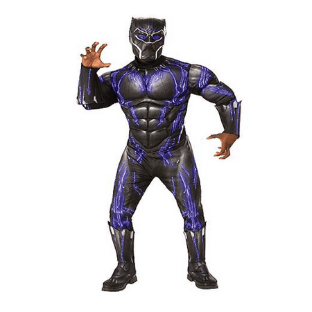 Adult Black Panther Costume Deluxe - Marvel-STANDARD ADULT