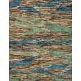 thumbnail image 1 of Ahgly Company Machine Washable Indoor Rectangle Abstract Milk Chocolate Brown Area Rugs, 8' x 10', 1 of 7