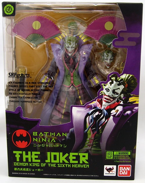 Action Figures Toys Hobbies S H Figuarts Ninja Batman Dairokutenmaou Joker Action Figure Set Dc Bandai Op