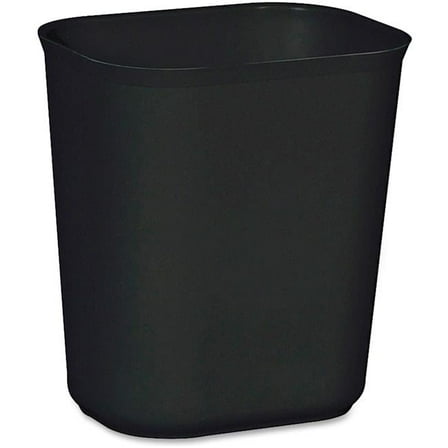 Rubbermaid Commercial Products RCP254100BKCT 14 qt. Fire Resistant Wastebasket