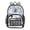 Watercolor Vintage Planes, variant on PVC Transparent Backpacks Clear Backpack for Travel and Outings Rainbow-colored Stars and Dots