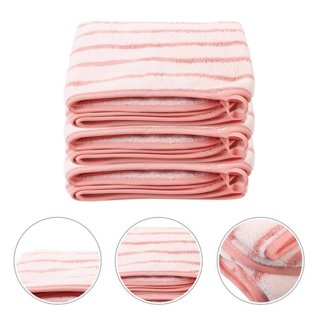 BESTYASH 3Ud Toallas Absorbentes De Coral Fleece Rosa Para Y Limpieza En Casa