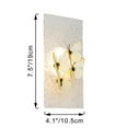 thumbnail image 5 of FSLiving Acrylic Wall Lighting Fixtures with Cream Beautiful Butterfies, Battery Operated Wall Sconces with Remote, Dimmable Nightstand Lamp for Visitor Room Bedroom Entrance - 1 Pack, 5 of 8