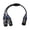B, variant on 5Pin XLR Y Splitter Cable 5Pin XLR Cable For Stage Lighting And Stage Equipment Durability Design 19.69inch