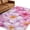 Blush, Magenta, variant on Area Rugs 5'x7', Pink Flowers Carpet Runner Indoor Outdoor Rugs Home Decor Aesthetic, Spring Botanical Blooms Floral Petal Non Slip Mats Washable Accent Rug for Living Room Bedroom