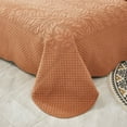 thumbnail image 4 of MarCielo  3 Piece Cotton Oversized Bedspread Quilt Set Tmonica Royal Orange - Twin, 4 of 6