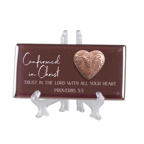 Cottage Garden TLGL29SBR 4 x 2 in. Confirmed In Christ Trust In The Lord Ceramic Tile