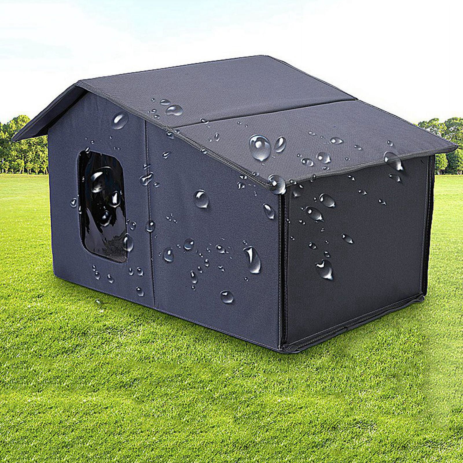 Pet Shelter Foldable Warm Cat House for Outdoor Cats Cat Bed Cats Dogs Shelter Weatherproof Cat Cave Keep Warm A