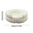 thumbnail image 3 of Winter Plushs Round Cats Bed Suitable for Cats and Small Dogs Round Fluffys Pet Bed Pet Nesst Comfortable Soft and Warm, 3 of 6