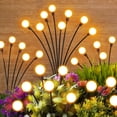 thumbnail image 1 of Luces solares NFEVER Firefly Outdoor, blanco cálido, 16 LED, paquete de 2, 1 of 7