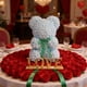 thumbnail image 4 of Peluche de oso pompón | Regalo de San Valentín y adorno navideño | Peluche de poliéster de 21 x 14 cm para fiestas y el hogar, 4 of 6