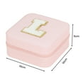 thumbnail image 2 of vnanda Jewelry Box with Compartments Removable Dividers Compact Stylish Jewelry Storage Box with Velvet Removable Dividers Waterproof for Travel for Rings, 2 of 8