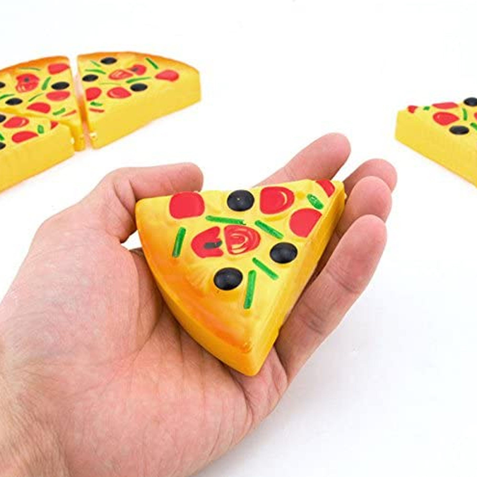 Insten 8 Piece Play Pizza Toys For Kids, Includes Watermelon, Icecream And  Utensils