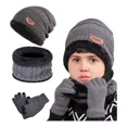 thumbnail image 1 of 3en1 Gorro Bufanda Guantes Tejido Para Niños Frio Invierno, 1 of 8
