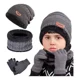 thumbnail image 1 of 3en1 Gorro Bufanda Guantes Tejido Para Niños Frio Invierno, 1 of 8