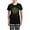 With Checker Pant, variant on CafePress - Lucky St. Patty's Day Shamrock Women's Dark Pajama - Women's Short Sleeve Print T-Shirt and Pants Dark Cotton Pajama Set