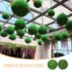 thumbnail image 3 of unbranded 2Ud Bola De Planta Artificial Colgante De Plástico Para Natural, 3 of 7