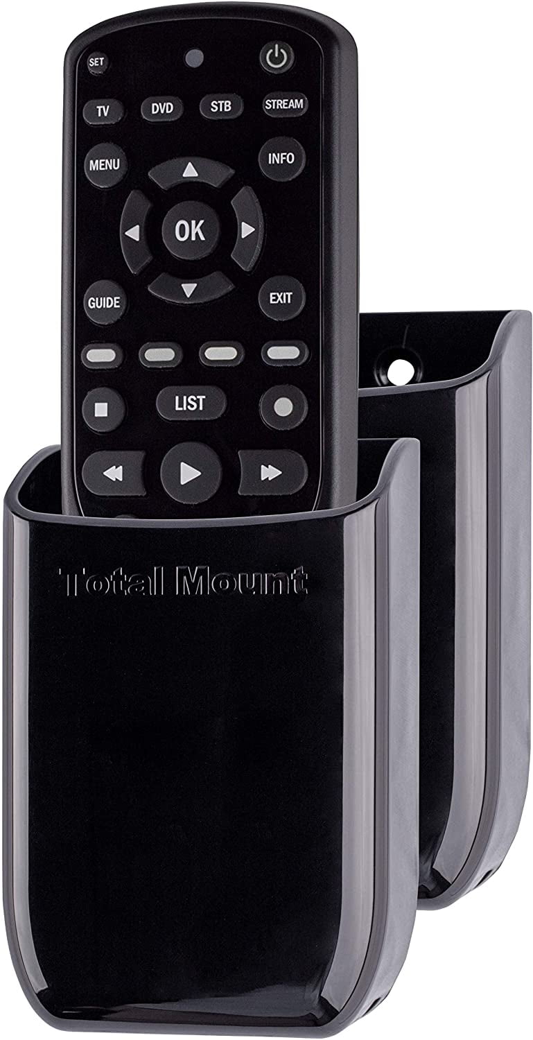TotalMount Universal Remote Holders Quantity 2 - One Remote per Holder - White 