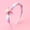 A, variant on Cute and sweet pom pom headband for little girls, tulle butterfly decoration, princess style hair accessory, polyester material, mixed color design