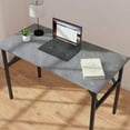 thumbnail image 3 of SOGES 47 inches Folding Table Laptop Desk Computer Table Workstation, Gray, 3 of 7