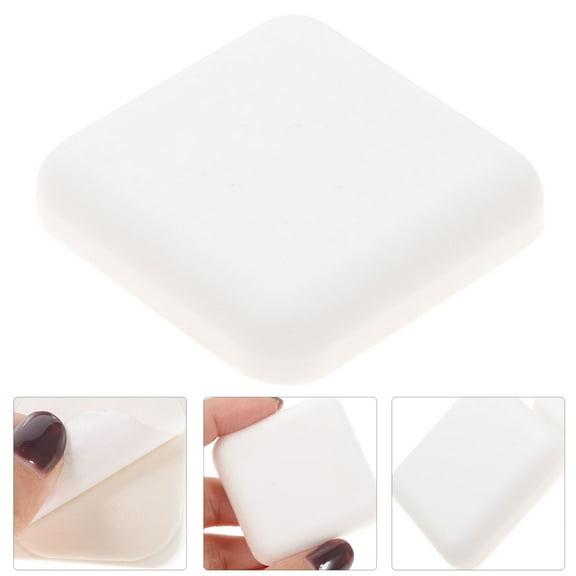 WASHWEPE Wall Door Handle Stopper Silicone 10Pcs 1.77X1.77X0.31in