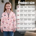 thumbnail image 7 of Uorisanigo Girls Hoodies Sweatshirts Oversized Long Sleeve Pullover Tops Soft Lightweight Learning Axolotl Quarter Zipper Hoodies No Hood for Vacation Shopping Exercise Wear, 7 of 7