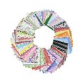 thumbnail image 1 of 100Pcs Cotton Quilting Fabric Pre-Cut Colorful Fabric 10x10cm patchwork Bundles for Patchwork, 1 of 9