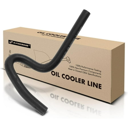 A-Premium Automatic Transmission Oil Cooler Line Hose Assembly Compatible with Subaru Forester 2009-2013 Impreza 2008-2011 2.5L